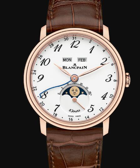 Blancpain Villeret Watch Review Quantième Complet 8 Jours Replica Watch 6639A 3631 55A
